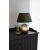 Elegancka, Złota, Lampa Stojąca, Abażur Ciemno Zielony, Styl Glamour